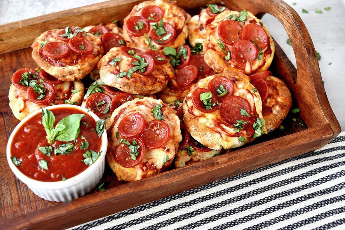 Greek yogurt pizza bites Canadian Goodness